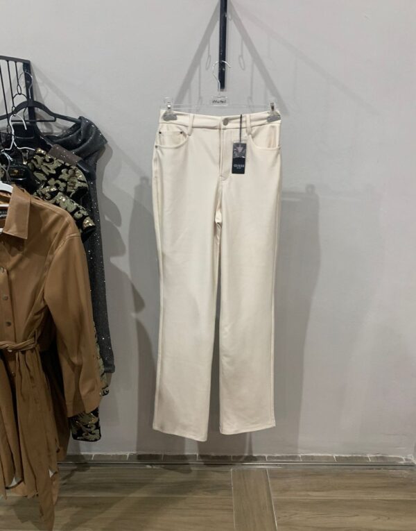 Pantalone donna GUESS color panna Taglia 28